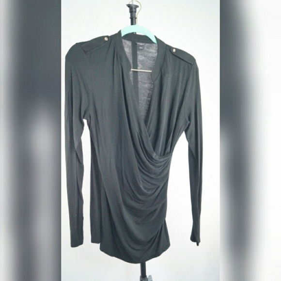 Ann Taylor Faux Wrap Shirt - Picture 1 of 3
